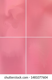 Set minimal orange and violet covers design A4. Background abstract vector patterns. Colorful smooth gradients. Templates for brochures, flyers, presentations, leaflet, magazine