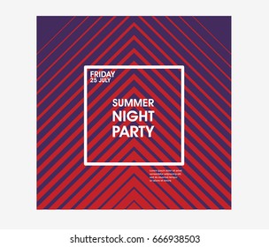 Set of Minimal poster design. Geometric gradient.