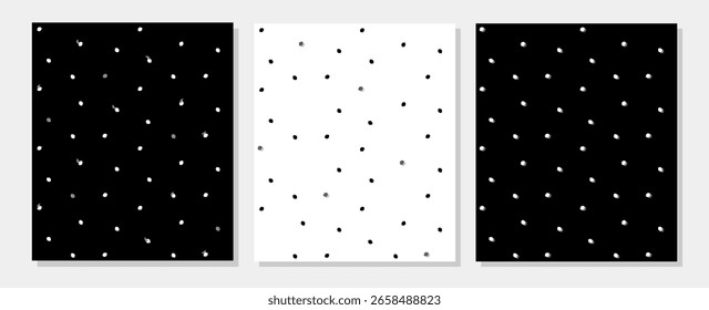 Conjunto de padrões sem emenda de motivos abstratos de propagação mínima. Por toda classe vetor abstrato limão motivos padrões. Ideias de fundo para têxtil, decoração de casa, têxtil, dobra de presente, kerchief, banner, cartaz