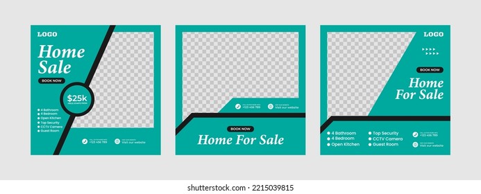 Set of minimal square social media banner template. Social media sale post. Flat and minimalist. Suitable for fashion social media posts and web internet ads.