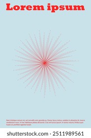 Set of Minimal Vector Magazine Design with Circles and Wave Lines. Minimalistic Background with Motion Lines. Good for Brand Identity or Music Fest Invitation. Futuristic Style. Gentle Retro Pink Blue