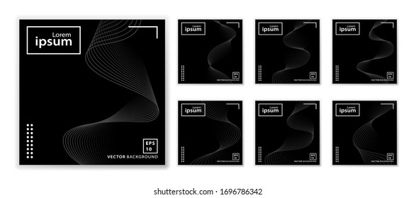Set of minimal wavy backgrounds