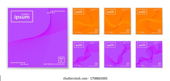 Set of minimal wavy backgrounds