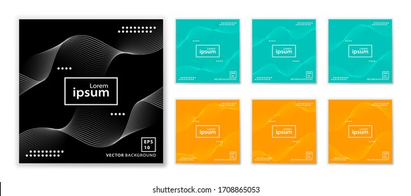 Set of minimal wavy backgrounds