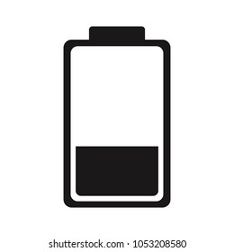 Set Of Minimalism Battery Icon Vector Ready To Use