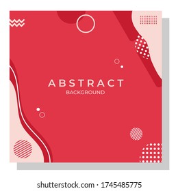 Set of minimalist abstract background with modern and easy editable concept, waves shapes with memphis style. Suitable for social media stories post templates, brochure, backdrop, banner, flyer, etc