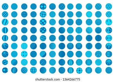 Set of minimalistic wireframe shapes of globe spheres isolated on white background Simple signs collection for web designs. Vector 