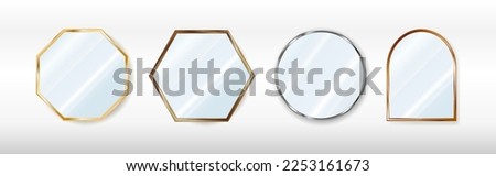 Similar – Image, Stock Photo mirroring Glass reflection