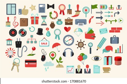 Set of miscellaneous icons