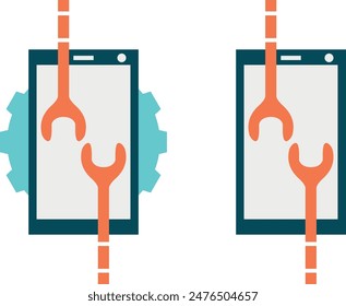a set of mobile phone icons