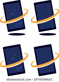 a set of mobile phone icons