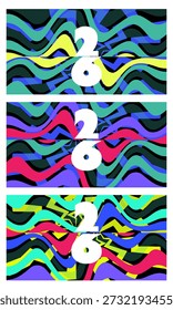Set of mockups for a sporting event, tournament, invitation or cup. Geometric shapes for poster, layout or background. World Championship 2026.