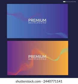 set of Modern abstract background