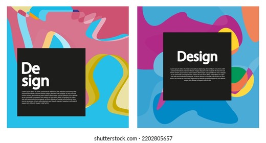 Set of modern abstract background, cover, template. Suitable for businesses template, background, cover, and etc. Memorable, modern, simple, clean, profesional. Vector EPS 10