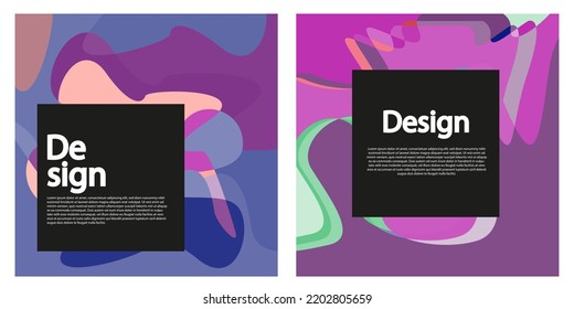 Set of modern abstract background, cover, template. Suitable for businesses template, background, cover, and etc. Memorable, modern, simple, clean, profesional. Vector EPS 10