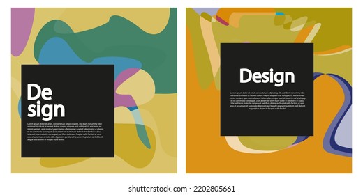 Set of modern abstract background, cover, template. Suitable for businesses template, background, cover, and etc. Memorable, modern, simple, clean, profesional. Vector EPS 10