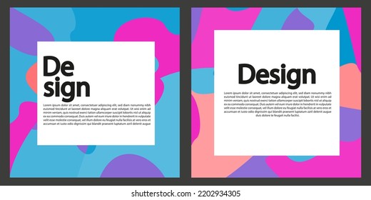 Set of modern abstract background, cover, template. Suitable for businesses template, background, cover, and etc. Memorable, modern, simple, clean, profesional. Vector EPS 10