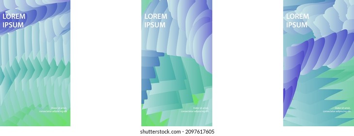 A set of modern abstract backgrounds with versatile geometric patterns, ideal for corporate branding, digital designs, and creative projects (editable EPS 10 vector format)