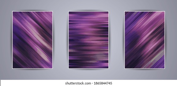  Set of Modern abstract color background. Liquid flow style. Creative gradient texture for you design