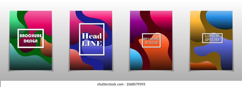 A set of modern abstract Cover Design .