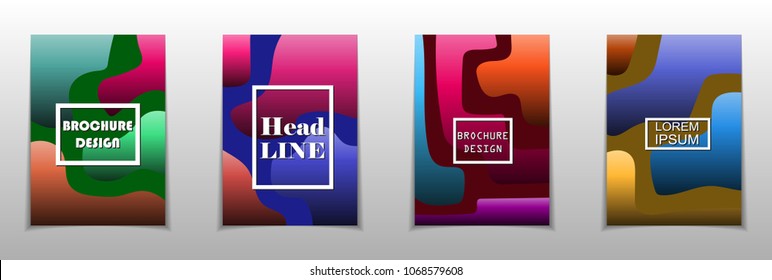 A set of modern abstract Cover Design .