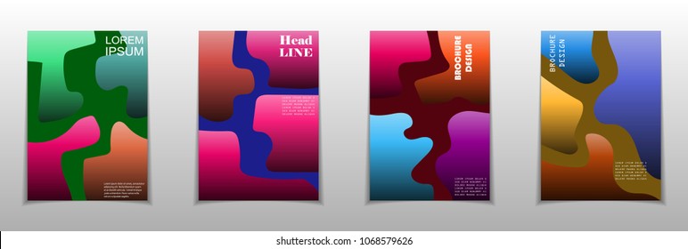 A set of modern abstract Cover Design .
