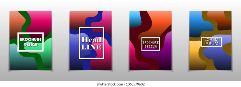 A set of modern abstract Cover Design .