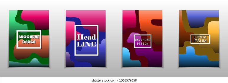 A set of modern abstract Cover Design .