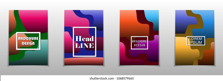 A set of modern abstract Cover Design .