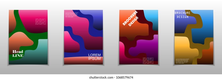 A set of modern abstract Cover Design .