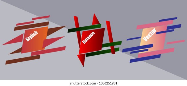 A set of modern abstract Cover Design . Cover Design template for the decoration presentation, brochure, catalog, poster, book, magazine etc. Vector Illustration