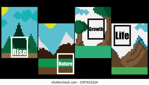 A set of modern abstract Cover Design . Cover Design template for the decoration presentation, brochure, catalog, poster, book, magazine etc. Vector Illustration.