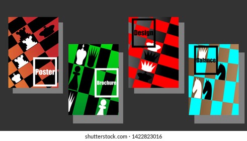 A set of modern abstract Cover Design . Cover Design template for the decoration presentation, brochure, catalog, poster, book, magazine etc. Vector Illustration.
