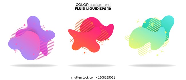 Set of modern abstract Fluid organic banners. Abstract background. for the design of a logo, flyer, presentation, gift card,  Poster on wall,  landing page, coverbook,  baner, social media posted