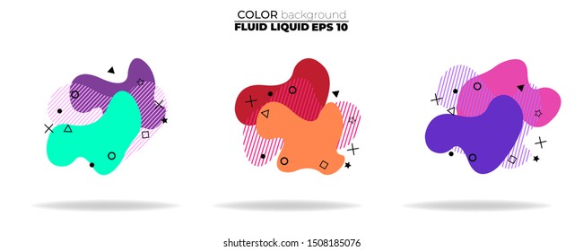 Set of modern abstract Fluid organic banners. Abstract background. for the design of a logo, flyer, presentation, gift card,  Poster on wall,  landing page, coverbook,  baner, social media posted
