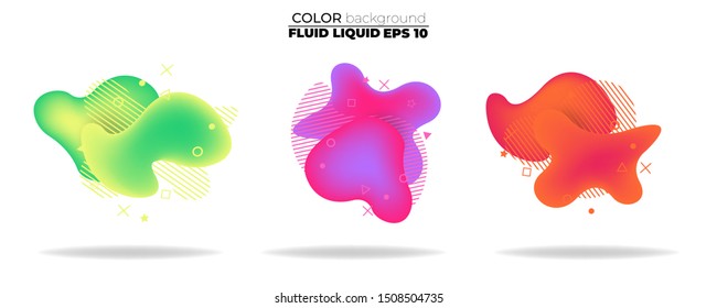 Set of modern abstract Fluid organic banners. Abstract background. for the design of a logo, flyer, presentation, gift card,  Poster on wall,  landing page, coverbook,  baner, social media posted