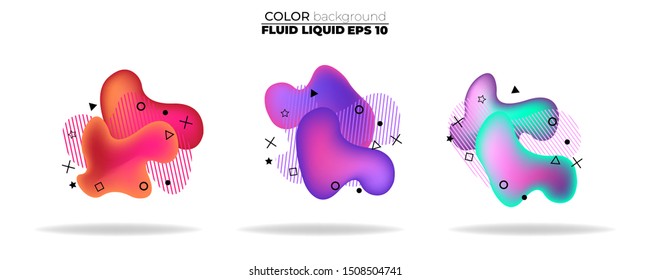 Set of modern abstract Fluid organic banners. Abstract background. for the design of a logo, flyer, presentation, gift card,  Poster on wall,  landing page, coverbook,  baner, social media posted
