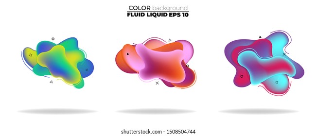 Set of modern abstract Fluid organic banners. Abstract background. for the design of a logo, flyer, presentation, gift card,  Poster on wall,  landing page, coverbook,  baner, social media posted