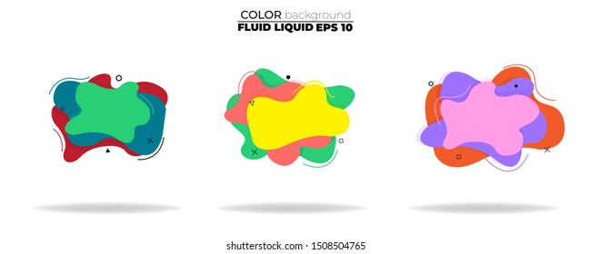 Set of modern abstract Fluid organic banners. Abstract background. for the design of a logo, flyer, presentation, gift card,  Poster on wall,  landing page, coverbook,  baner, social media posted