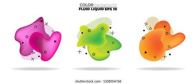 Set of modern abstract Fluid organic banners. Abstract background. for the design of a logo, flyer, presentation, gift card,  Poster on wall,  landing page, coverbook,  baner, social media posted