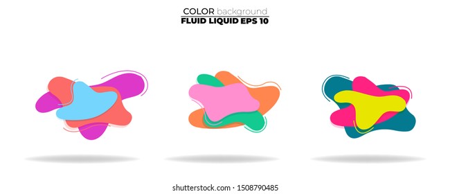 Set of modern abstract Fluid organic banners. Abstract background. for the design of a logo, flyer, presentation, gift card,  Poster on wall,  landing page, coverbook,  baner, social media posted