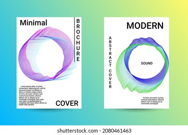 Set modern abstract musical, great design for any purposes. Business abstract presentation concept. Web banner layout template. Technology vector illustration. Music abstract background.

