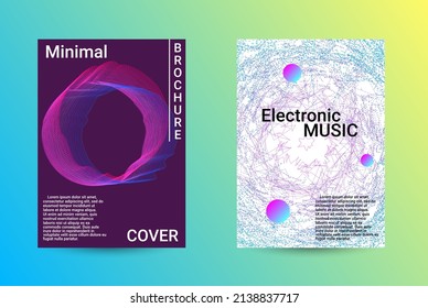 Set modern abstract musical, great design for any purposes. Business abstract presentation concept. Web banner layout template. Technology vector illustration. Music abstract background.

