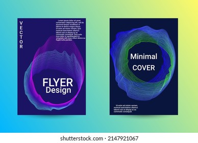 Set modern abstract musical, great design for any purposes. Business abstract presentation concept. Web banner layout template. Technology vector illustration. Music abstract background.

