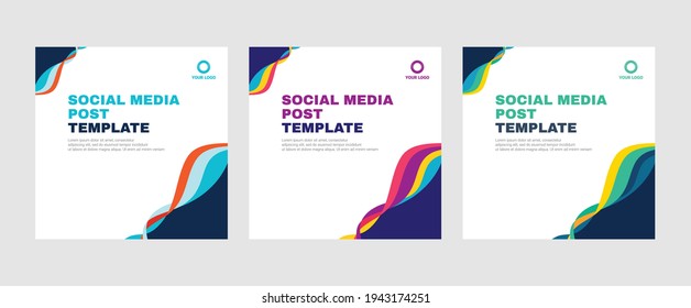 Set of modern abstract Unique Editable Social Media banner Template.Promotional web banner for social media post.Elegant sale ads and discount promo
