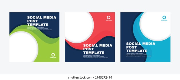 Set of modern abstract Unique Editable Social Media banner Template.Promotional web banner for social media post.Elegant sale ads and discount promo