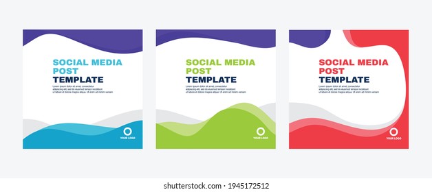 Set of modern abstract Unique Editable Social Media banner Template.Promotional web banner for social media post.Elegant sale ads and discount promo