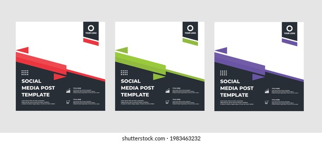 Set of modern abstract Unique Editable Social Media banner Template.Promotional web banner for social media post.Elegant sale ads and discount promo