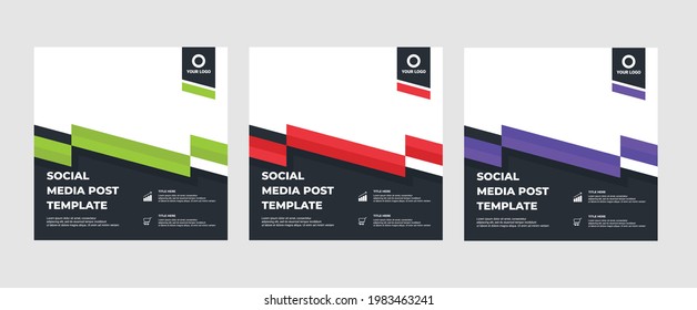 Set of modern abstract Unique Editable Social Media banner Template.Promotional web banner for social media post.Elegant sale ads and discount promo