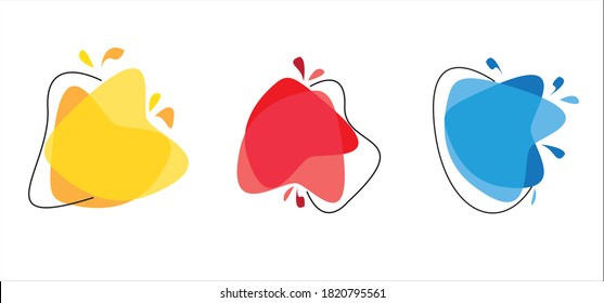 Banner de vector abstracto moderno